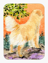 Golden Retriever Mouse Pad & Hot Pad Or Trivet