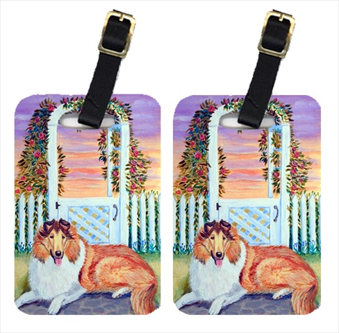 7147BT Collie Luggage Tags- Pack - 2
