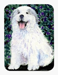 Great Pyrenees Mouse Pad & Hot Pad Or Trivet