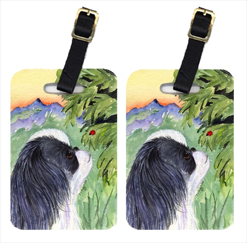 Japanese Chin Luggage Tags- Pack - 2
