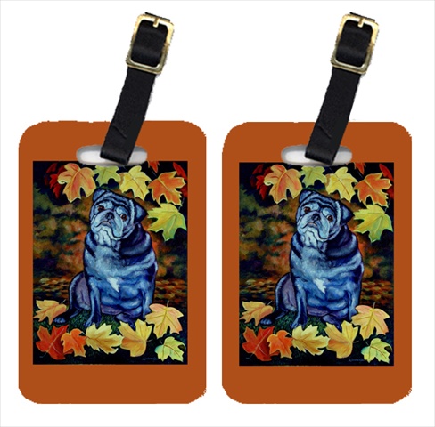 7159BT Pug Luggage Tags- Pack - 2
