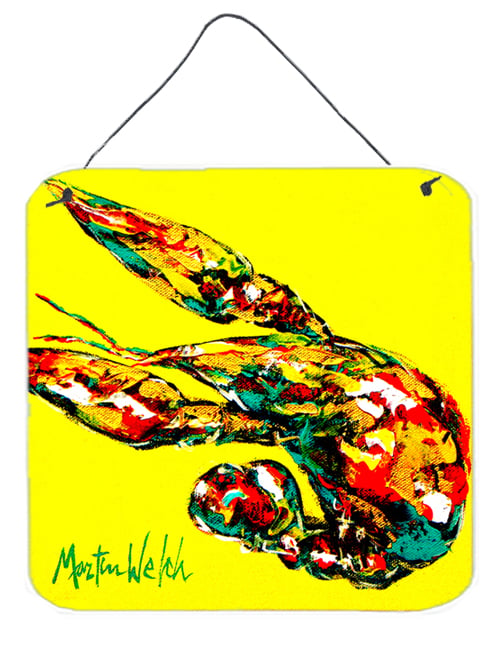 Crawfish Craw Time Aluminium Metal Wall Or Door Hanging Prints