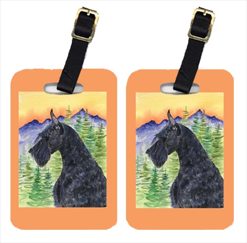 Schnauzer Luggage Tags- Pack - 2