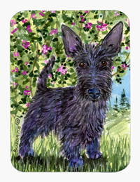 SS8889MP Scottish Terrier Mouse Pad & Hot Pad & Trivet