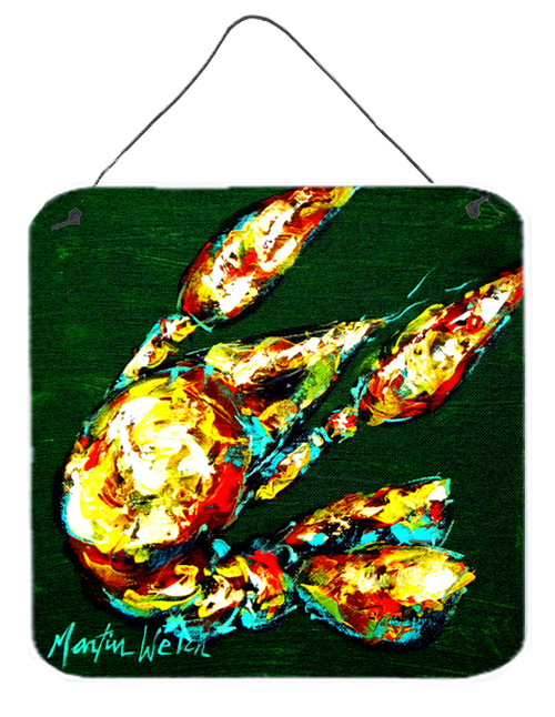 Crawfish Smudge Aluminium Metal Wall or Door Hanging Prints