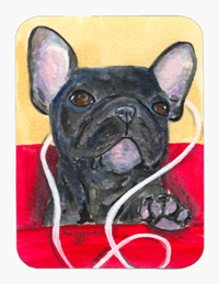 French Bulldog Mouse Pad & Hot Pad & Trivet