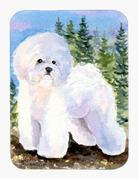 Bichon Frise Mouse Pad & Hot Pad & Trivet