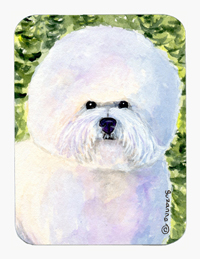 Bichon Frise Mouse Pad & Hot Pad & Trivet