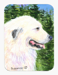 SS8922MP Great Pyrenees Mouse Pad & Hot Pad & Trivet