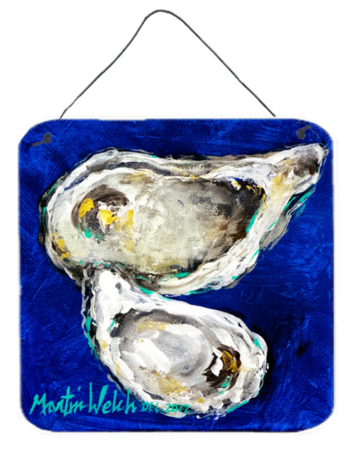 MW1002DS66 Oyster Ate Dat Aluminium Metal Wall or Door Hanging Prints