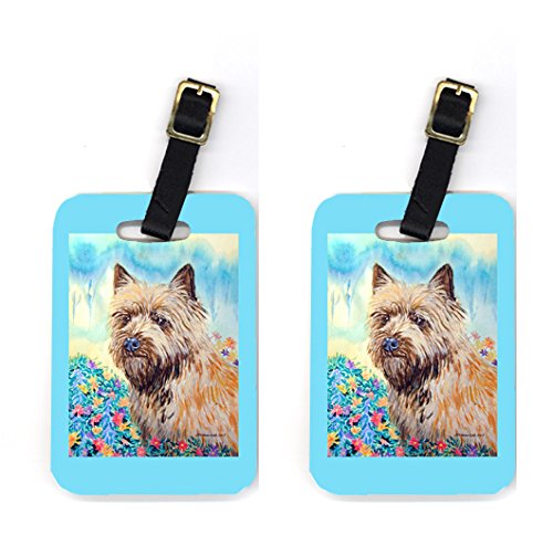 Pair of 2 Cairn Terrier Luggage Tags