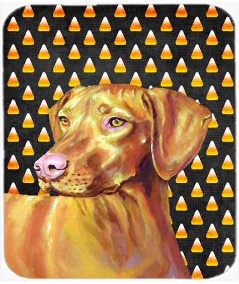 Vizsla Candy Corn Halloween Portrait Mouse Pad, Hot Pad or Trivet