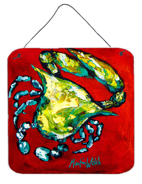 Shrimp Right Direction Aluminium Metal Wall or Door Hanging Prints