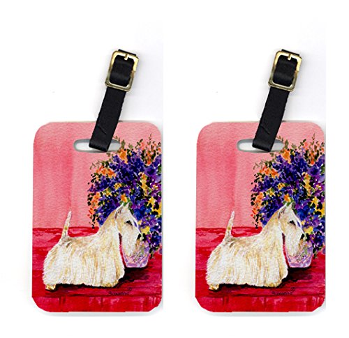 Pair of 2 Scottish Terrier Luggage Tags