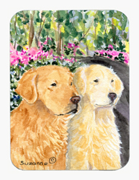 Golden Retriever Mouse Pad & Hot Pad & Trivet