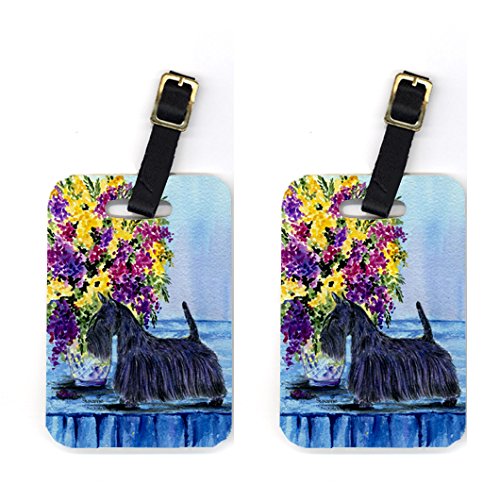 Pair of 2 Scottish Terrier Luggage Tags