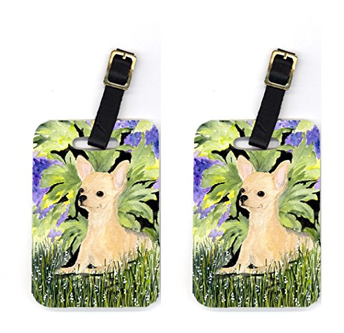 Pair of 2 Chihuahua Luggage Tags