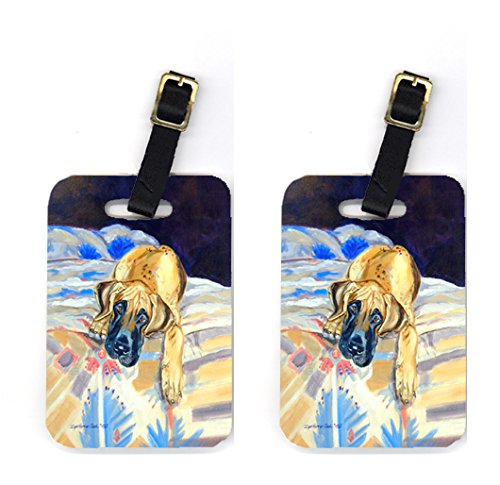 Pair of 2 Great Dane Luggage Tags