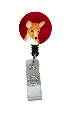 Basenji Retractable Badge Reel or ID Holder with Clip