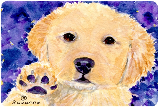 Golden Retriever Mouse pad, hot pad, or trivet