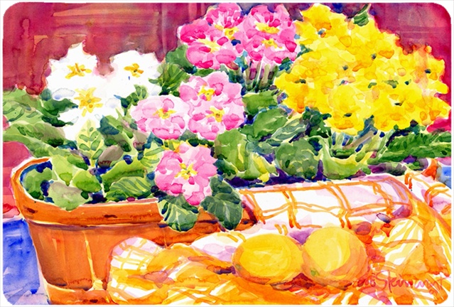 Flower - Primroses Mouse pad, hot pad, or trivet