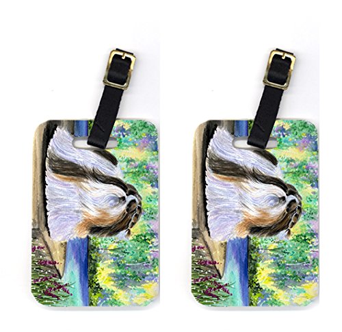 Pair of 2 Shih Tzu Luggage Tags