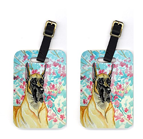 Pair of 2 Great Dane Luggage Tags