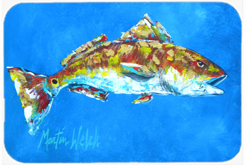 Fish - Red Fish Seafood Two Mouse Pad, Hot Pad or Trivet