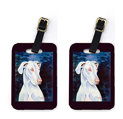 Pair of 2 Great Dane Luggage Tags