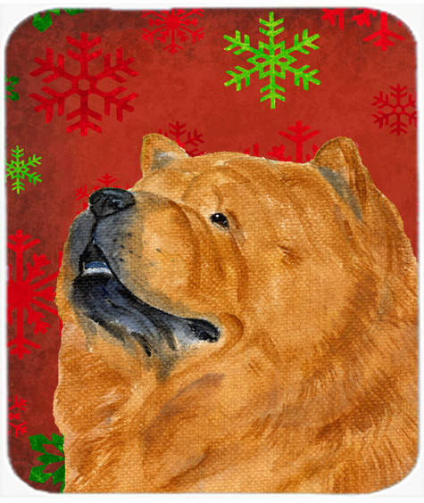 Chow Chow Snowflakes Holiday Christmas Mouse Pad, Hot Pad or Trivet