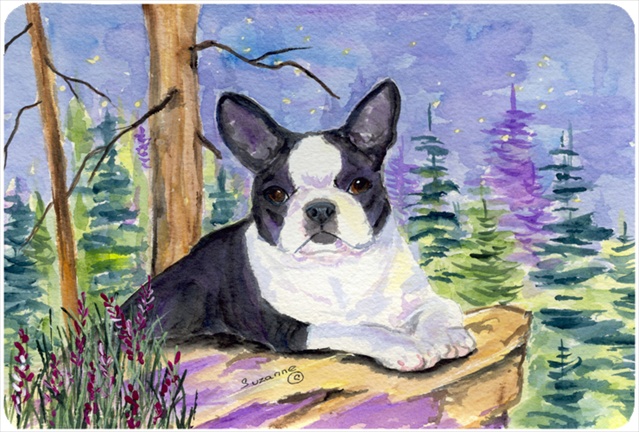 Boston Terrier Mouse pad, hot pad, or trivet