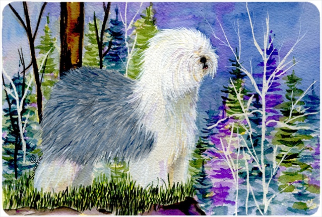 SS8641MP Old English Sheepdog Mouse pad- hot pad- or trivet