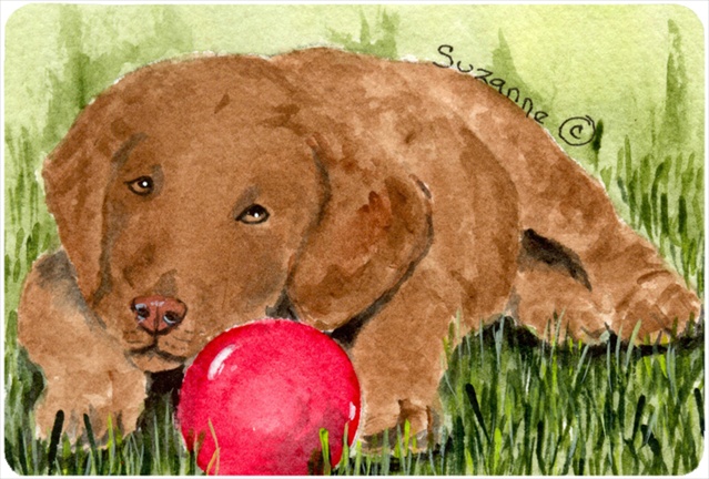 Curly Coated Retriever Mouse pad, hot pad, or trivet