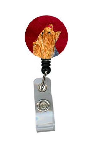 Yorkie Retractable Badge Reel or ID Holder with Clip