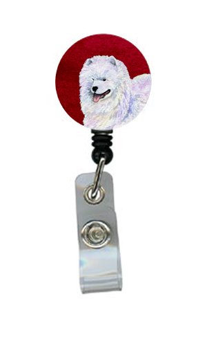 Samoyed Retractable Badge Reel or ID Holder with Clip