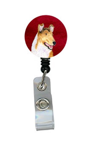 Collie Smooth Retractable Badge Reel or ID Holder with Clip