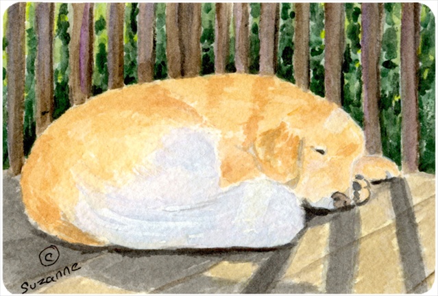 Golden Retriever Mouse pad, hot pad, or trivet