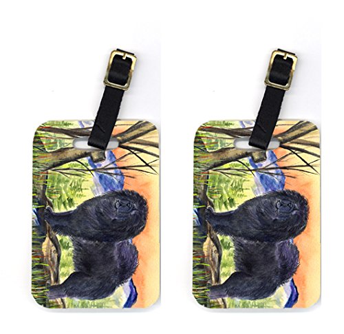 Pair of 2 Chow Chow Luggage Tags
