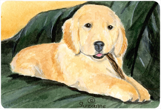 Golden Retriever Mouse pad, hot pad, or trivet