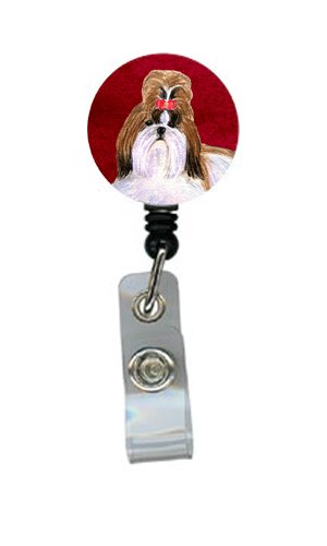 Shih Tzu Retractable Badge Reel or ID Holder with Clip