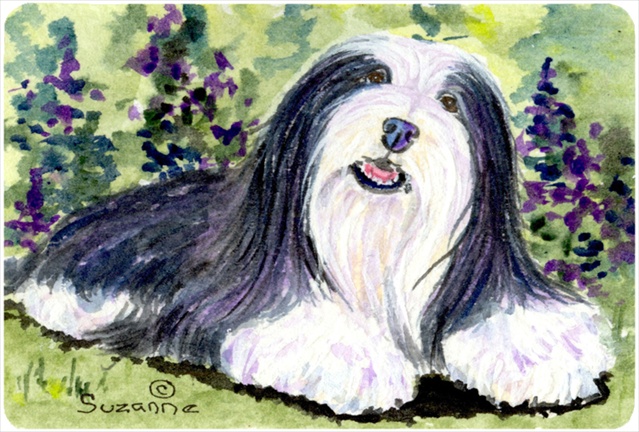 Bearded Collie Mouse pad, hot pad, or trivet