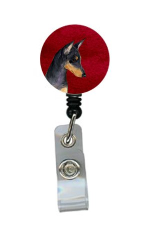 Manchester Terrier Retractable Badge Reel or ID Holder with Clip