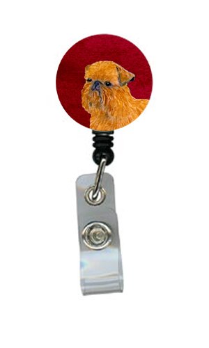 Brussels Griffon Retractable Badge Reel or ID Holder with Clip