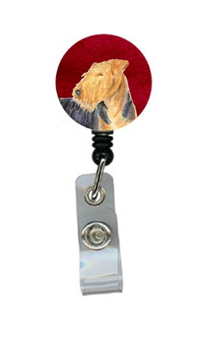 Welsh Terrier Retractable Badge Reel or ID Holder with Clip