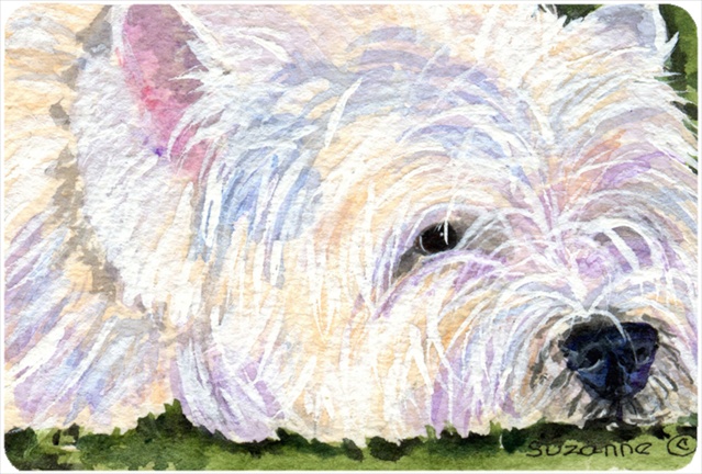 Westie Mouse pad, hot pad, or trivet