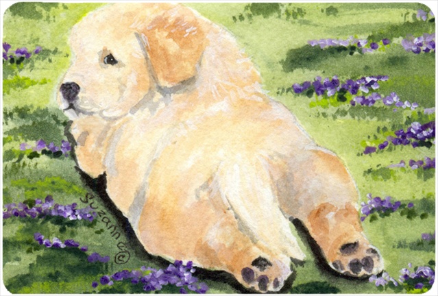 Golden Retriever Mouse pad, hot pad, or trivet