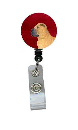 Shar Pei Retractable Badge Reel or ID Holder with Clip