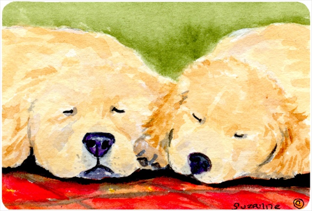 9.25 x 7.75 in. Golden Retriever Mouse Pad, Hot Pad, or Trivet