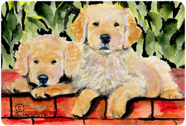 Golden Retriever Mouse Pad- Hot Pad Or Trivet