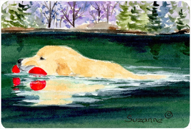 Golden Retriever Mouse Pad, Hot Pad Or Trivet